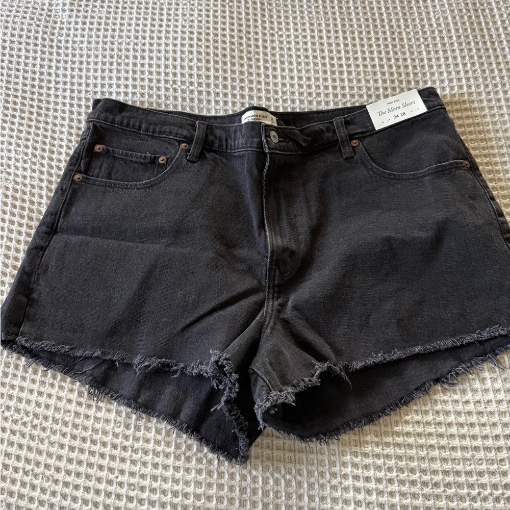 Abercrombie Mom Shorts Black